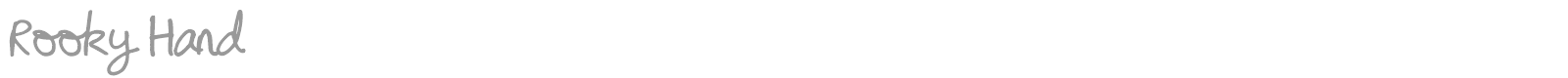 Rooky Hand font preview